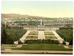 Schoenbrunn Castle (i. e. Schonbrunn), Vienna, Austro-Hungar