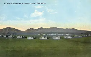 Schofield Prints: Schofield Barracks, Leilehua, near Honolulu, Hawaii, USA