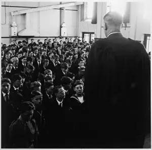 Presides Prints: School Assembly 1960