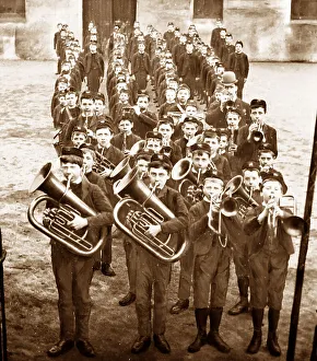 School Band, Rusell Hill Schools, Purley, Victorian period