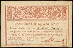 Passed Collection: School Certificate