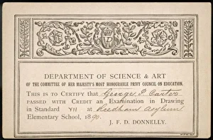 School Certificate Art