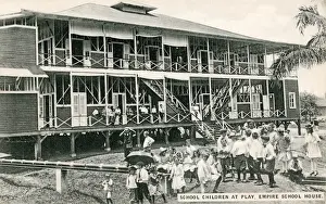Zone Prints: School Children at play, Empire School house