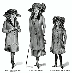 School costumes for girls 1909 School costumes for girls 1909