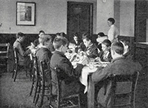 Anerley Gallery: School for Deaf Boys, Anerley, London - dinner time