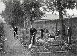 School for Deaf Boys, Anerley, London - gardening