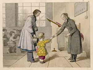 School / Ist Day, 1852