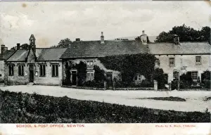 Newton Prints: School & Post Office, Newton-in-Bowland, Lancashire