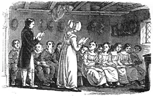 Teachers Prints: School room, c. 1800