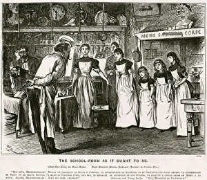 Images Dated 14th September 2017: The school-room as it ought to be 1879