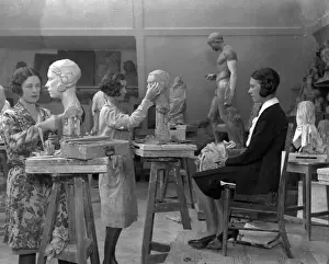 Busts Prints: School of Sculpture