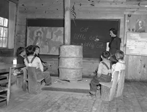 Alabama Collection: School at Skyline Farms, Alabama