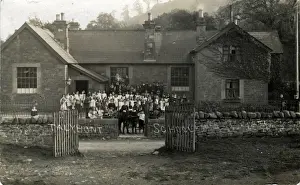 Crickhowell Prints: The School, Talybont-on-Usk, Brecon, Wales