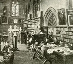 Privileged Prints: Schoolboys in Vaughan Library, Harrow School, Middlesex