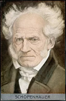 Philosopher Gallery: Schopenhauer / Postcard