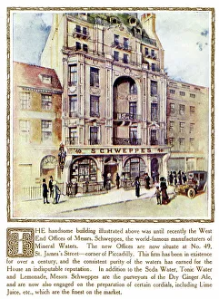 Schweppes Prints: Schweppes Offices, St James's Street, London