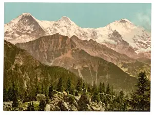 Schynige Platte, Eiger, Monch and Jungfrau, Bernese Oberland