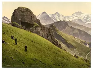Eiger Prints: Schynige Platte, Gummihorn, Eiger, Monch and Jungfrau, Berne