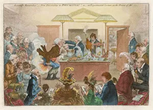 Discoveries Gallery: Science / Gillray Satire