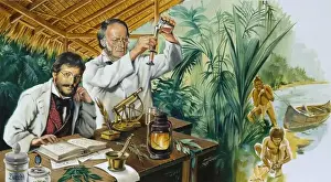 Canoe Prints: Scientific experiments in the jungle in the early