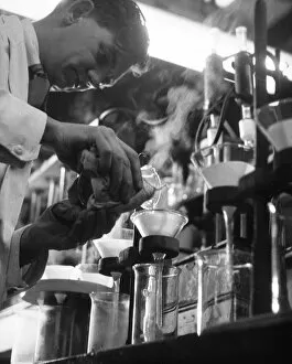 Images Dated 7th March 2012: Scientist Pours 1955
