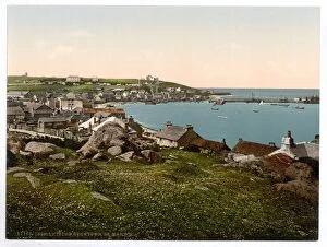Scilly Gallery: Scilly Isles, Houghtown, i.e. Hugh Town, from St. Marys, C