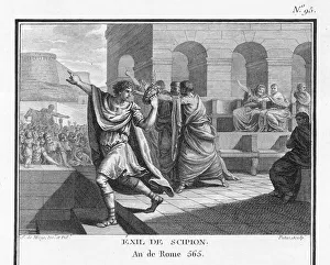Scipio Africanus retires from Rome Scipio Africanus retires from Rome