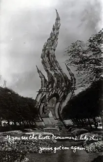 Midlothian Prints: The Scot Monument (Sir Walter Scott), Princes Street, Midlot