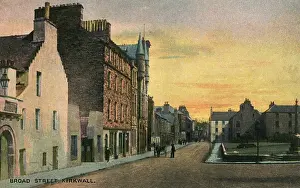 Orkney Prints: Scotland - Orkney - Kirkwall, Broad Street
