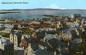 Roofs Collection: Scotland - Orkney - Kirkwall - View from Cathedral Tower