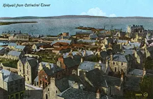 Panoramic Prints: Scotland - Orkney - Kirkwall - View from Cathedral Tower