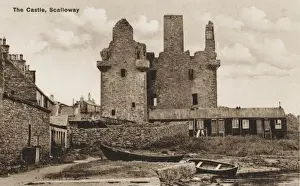 Cottages Prints: Scotland, Shetland Isles - Castle at Scalloway