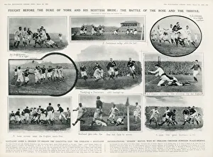 Images Dated 22nd August 2019: Scotland vs England Rugby Union match for Calcutta Cup