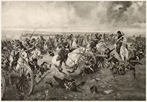 Batteries Prints: The Scots Greys under Ponsonby charge
