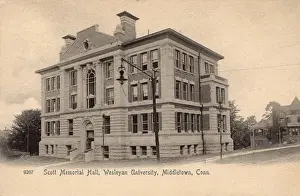 Wesleyan Prints: Scott Memorial Hall, Wesleyan University, Connecticut, USA