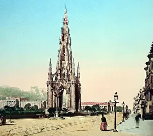 Scott Monument, Princes Street, Edinburgh, Victorian period