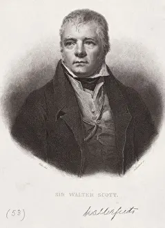 De L Prints: SCOTT, Sir Walter (1771-1832). Scottish Romantic
