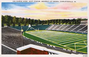 Empty Prints: Scott Stadium, Charlottesville, Virginia, USA