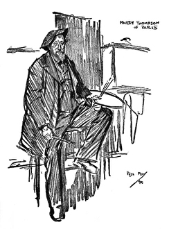 Scottish artist Harry Thompson by Phil May