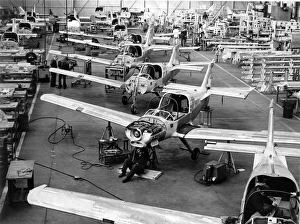 Images Dated 26th January 2014: Scottish Aviation Bulldog production