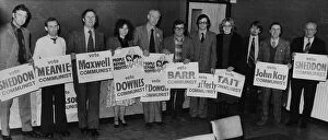 Carol Collection: Scottish Communist party parliamentary candidates 1979