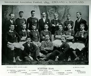Teams Gallery: Scottish International Association Football Team, 1895