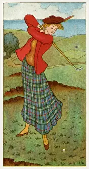 Scottish lady golfer