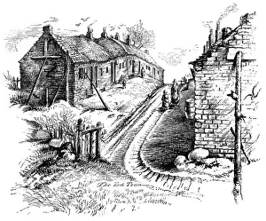 Props Prints: Scottish Miners Cottages