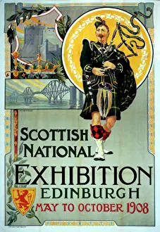 Bag Pipes Prints: Scottish National Exhibition 1908