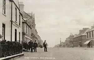 Commercial Prints: Scottish People outside pub in Scotland