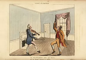 Beat Collection: Scottish traveller dancing a jig with a violinist