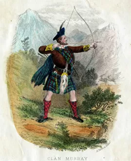 Images Dated 11th April 2016: Scottish Types - Archery, Clan Murray