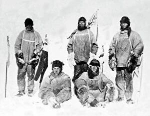 Oates Collection: Scott's Antarctic Expedition - at the South Pole