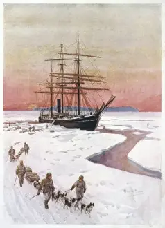Husky Prints: Scotts ship, the Terra Nova